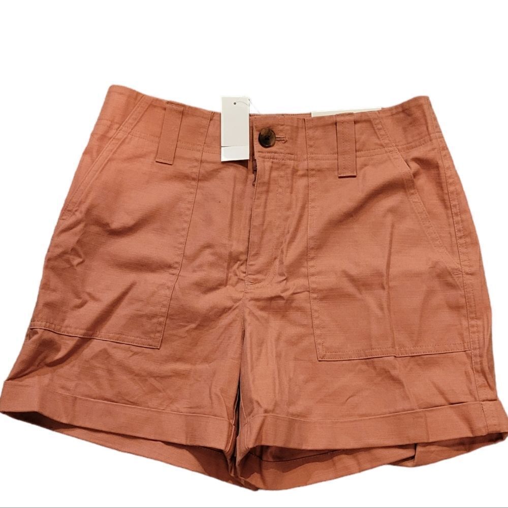 LOFT High Rise Cotton Blend Short Size 2 NWT